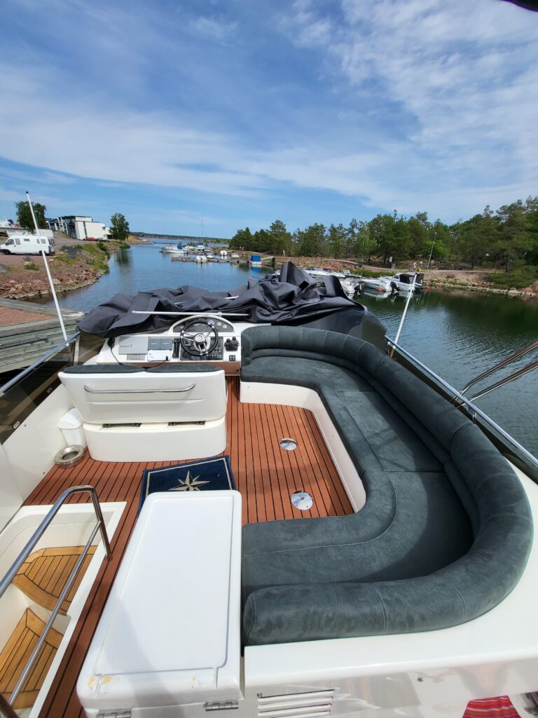 Båtdynor till Princess flybridge